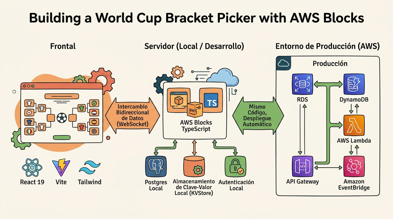 aws blocks tutorial desarrollo diagrama explicativo