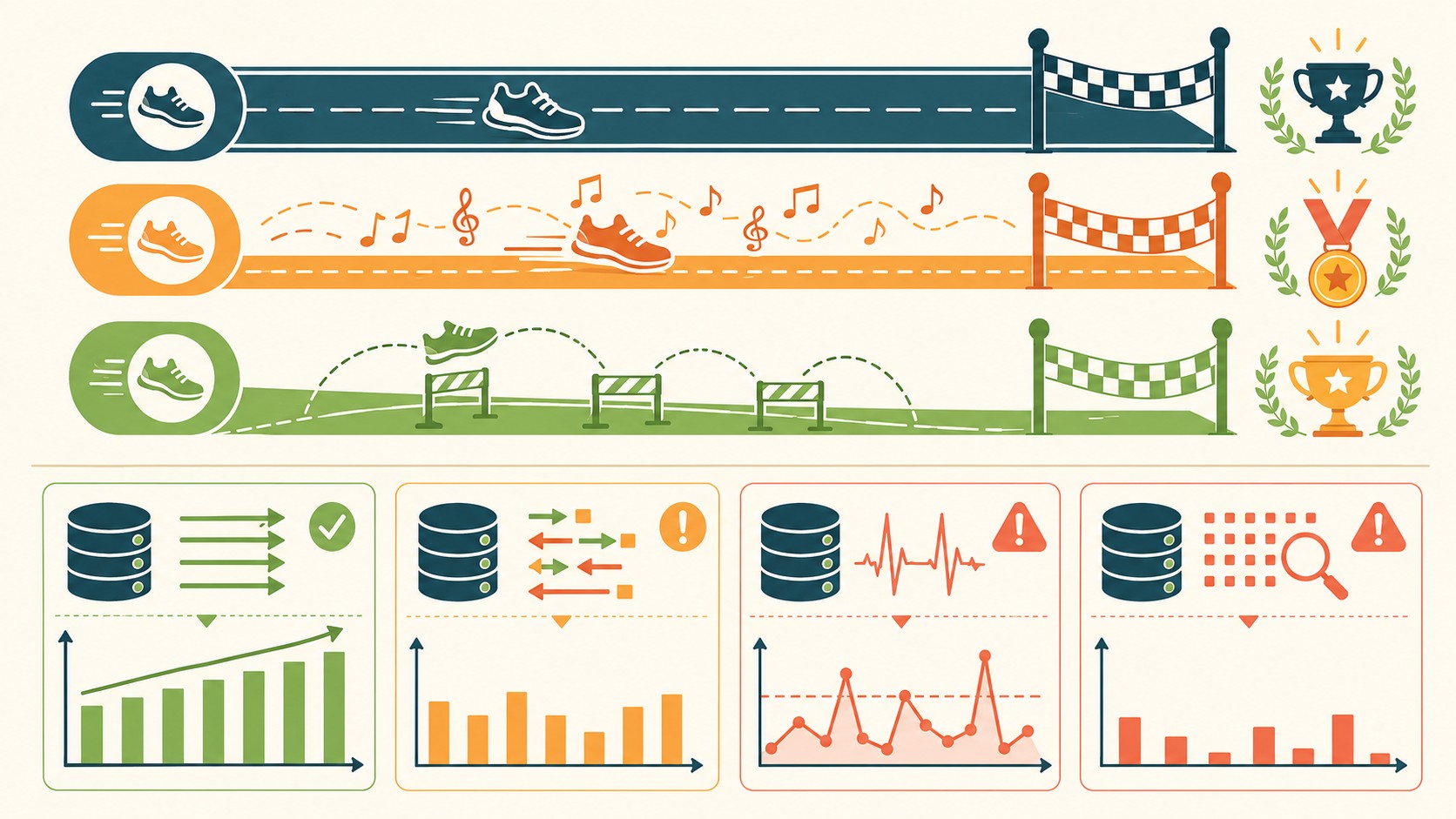 benchmarks bases de datos diagrama explicativo