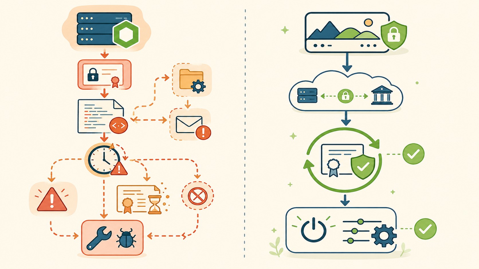 caddy alternativa nginx diagrama explicativo