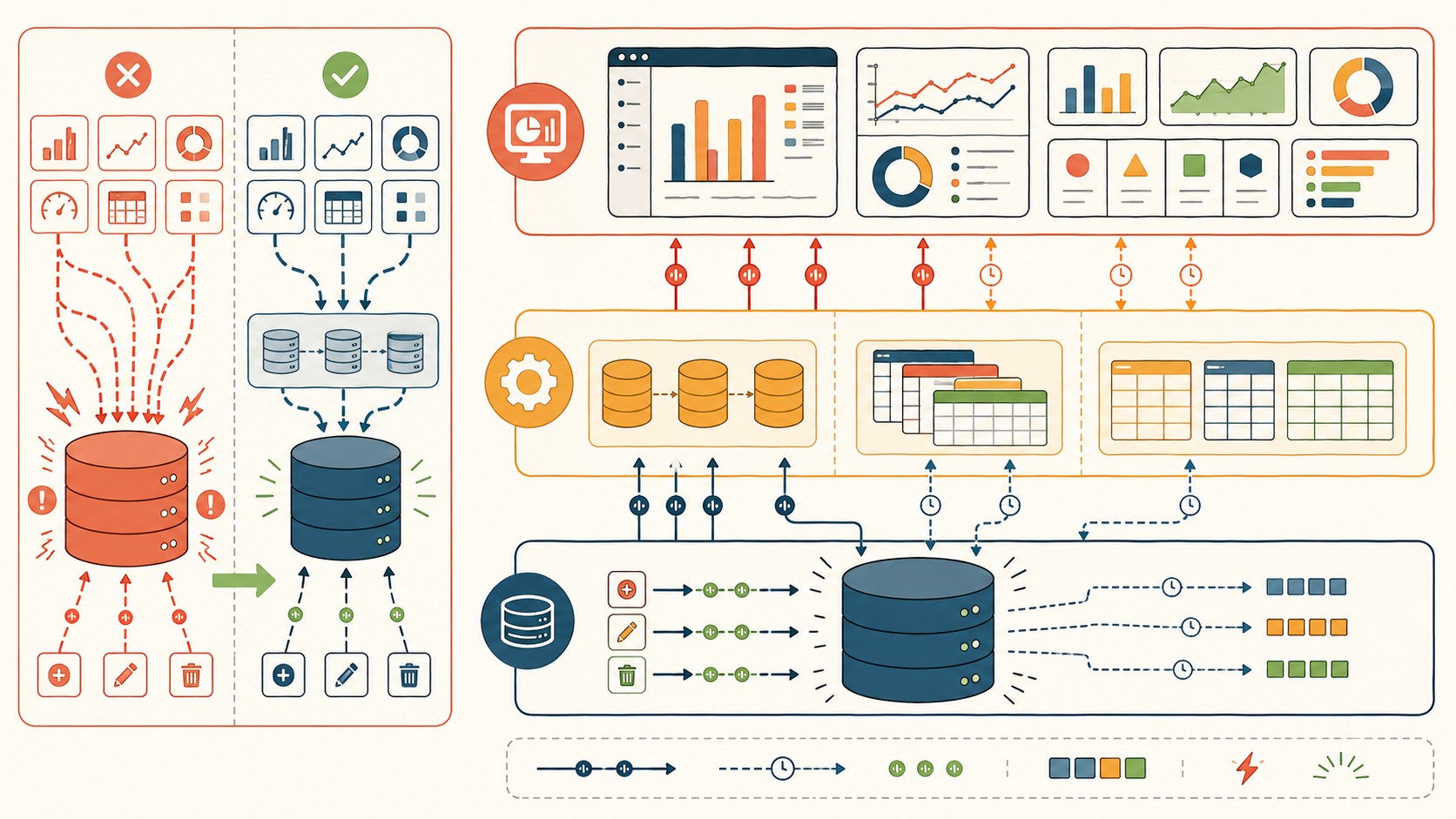 capa de análisis base de datos diagrama explicativo