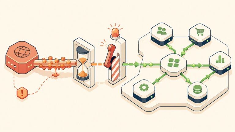 Timeouts and Circuit Breakers: Stop One Slow API From Taking Down Your Whole App - ilustracion