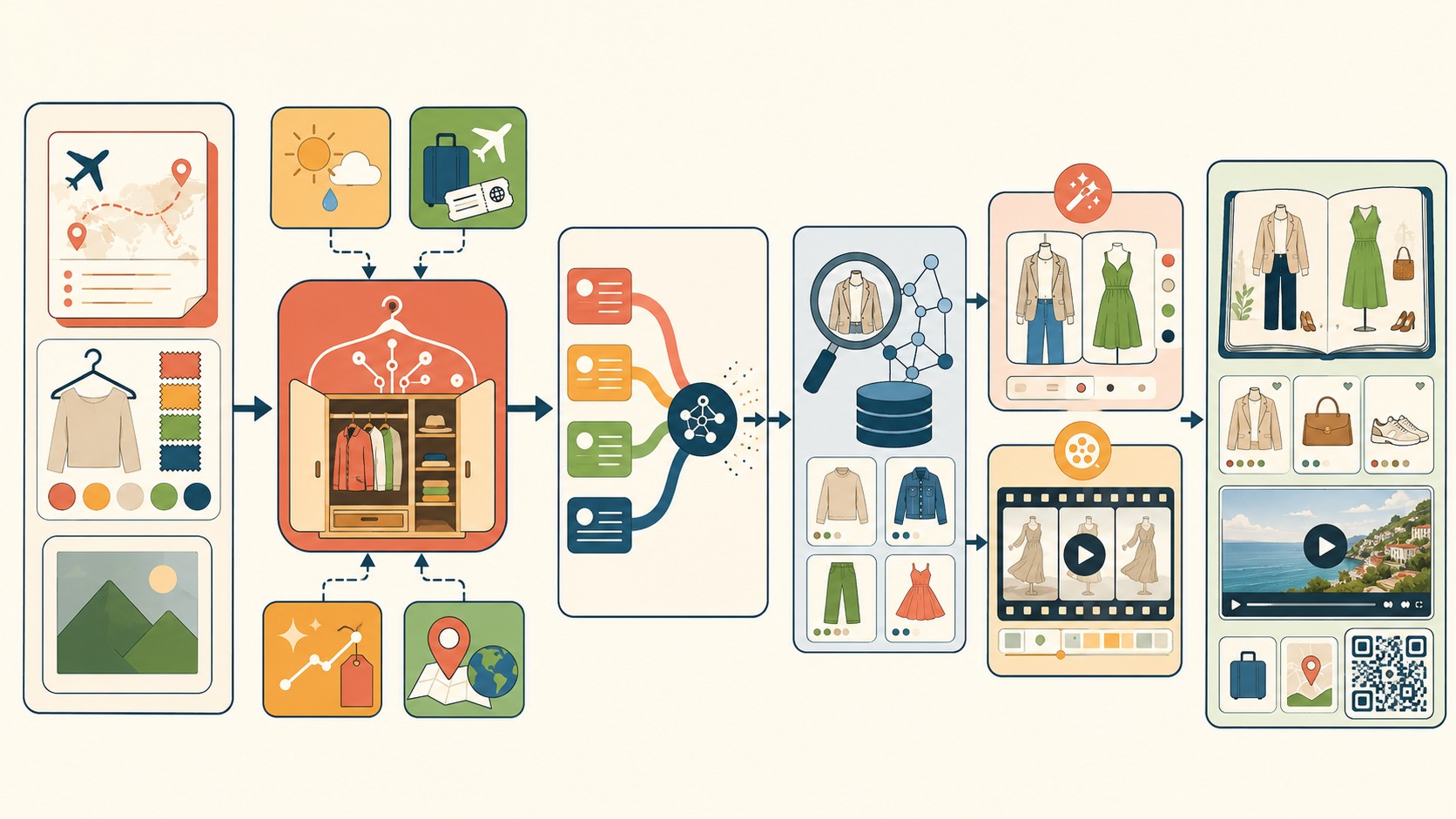 comercio agéntico Google Cloud diagrama explicativo