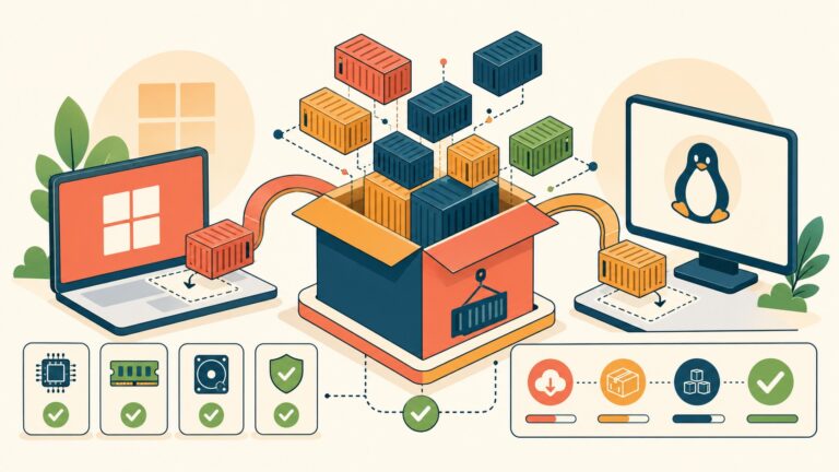 How to install Docker explained - ilustracion