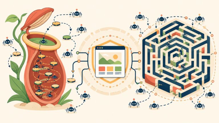 Deploy an AI Tar Pit With Nepenthes or AI Labyrinth - ilustracion