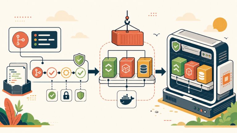 Auto Deploy Docker Compose Apps to AWS EC2 using GitHub Actions (Production-Style Guide) - ilustracion