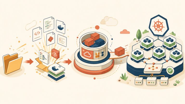 docker init OCIR OKE: From Empty Folder to Production in 15 Minutes - ilustracion