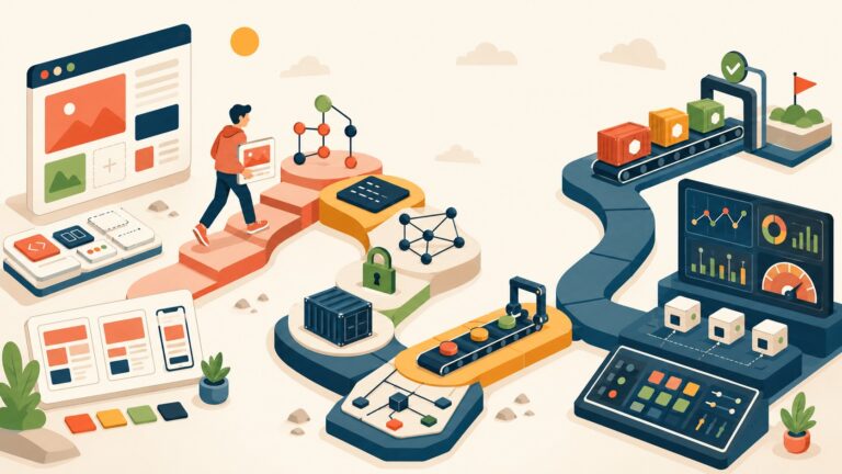 6 years of frontend, then I jumped to DevOps. The roadmap I'd actually follow in 2026 - ilustracion