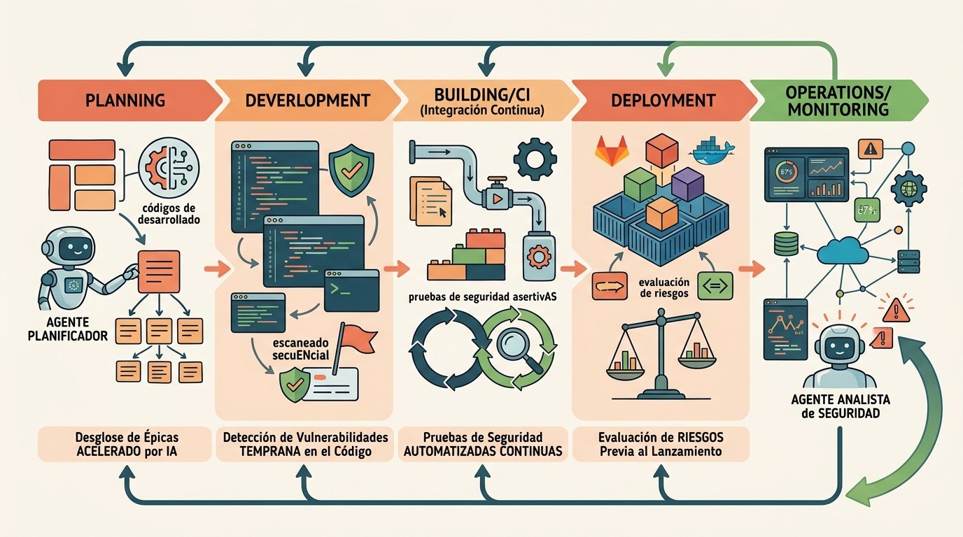 devsecops transformación digital diagrama explicativo