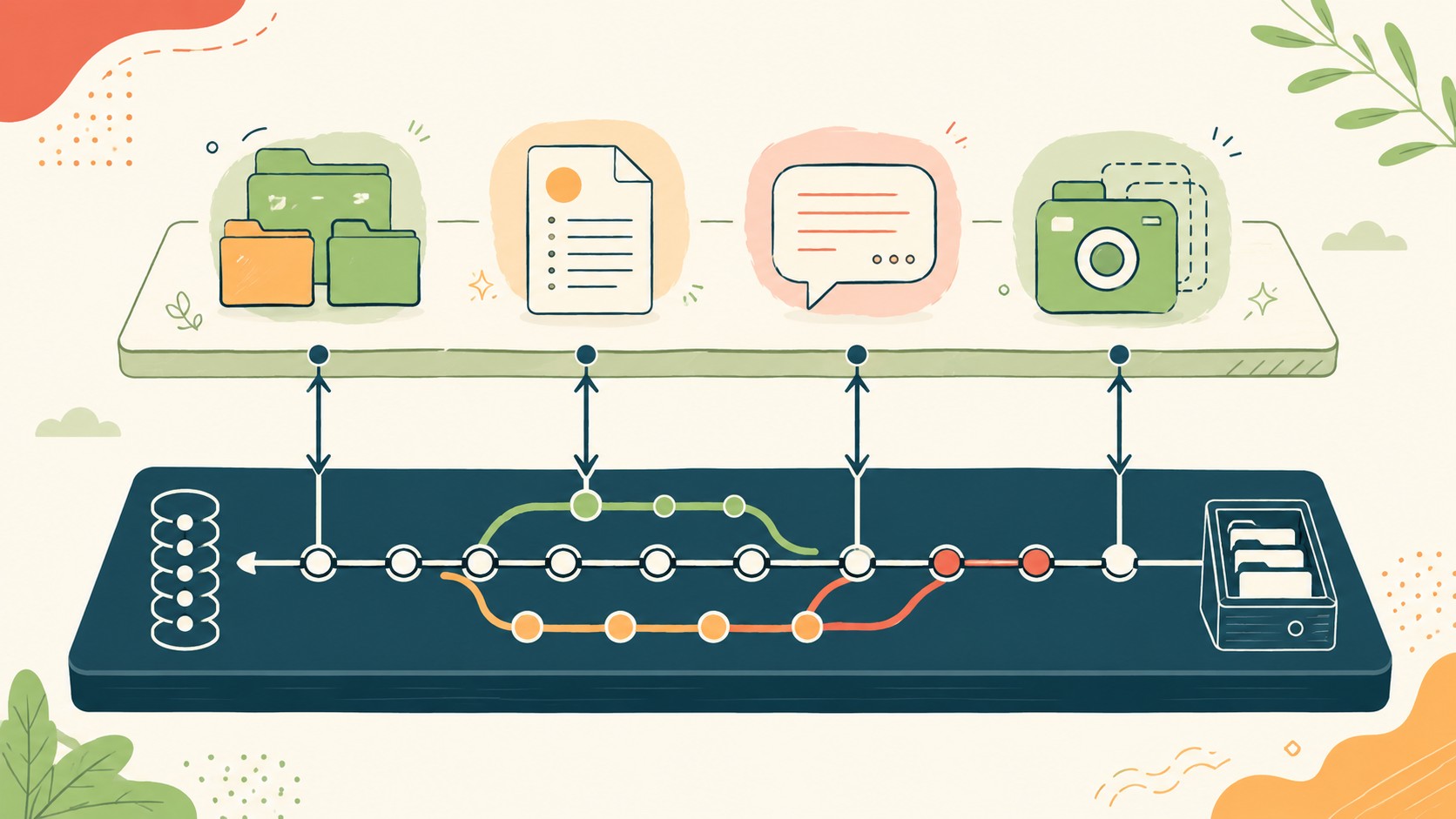 got herramienta git diagrama explicativo
