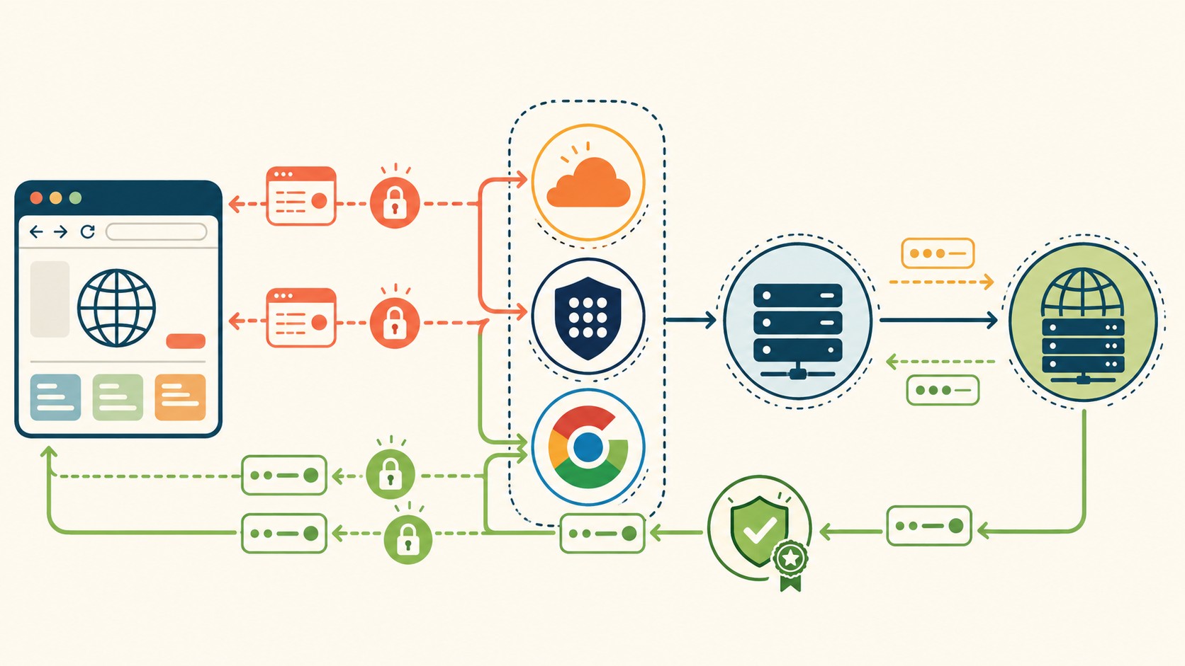 consulta dns online diagrama explicativo