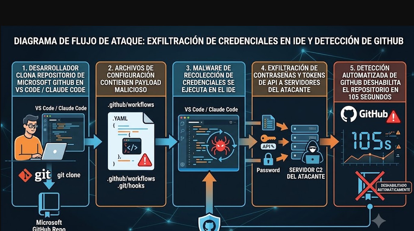 herramientas microsoft hackeadas github diagrama explicativo