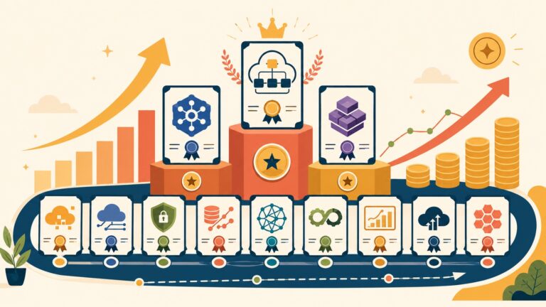 Best Cloud Certifications 2026: 12 Certs Ranked by ROI and Salary Impact - ilustracion