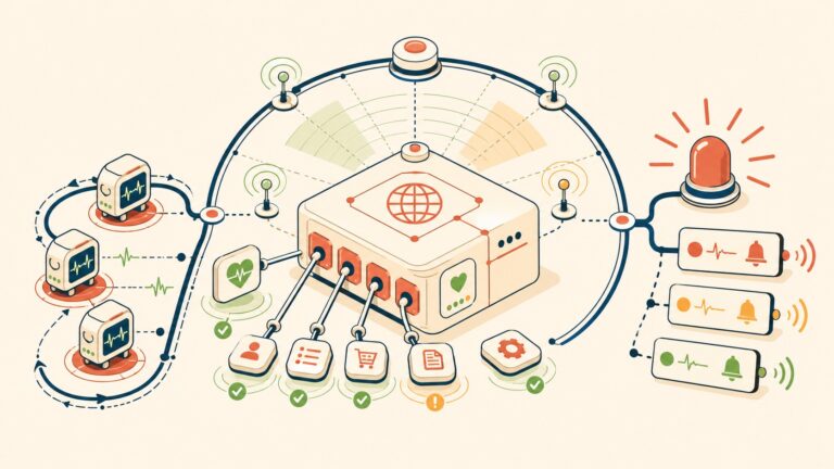Monitoring Your Django REST API with Vigilmon: Health Checks, Workers & Alerts - ilustracion
