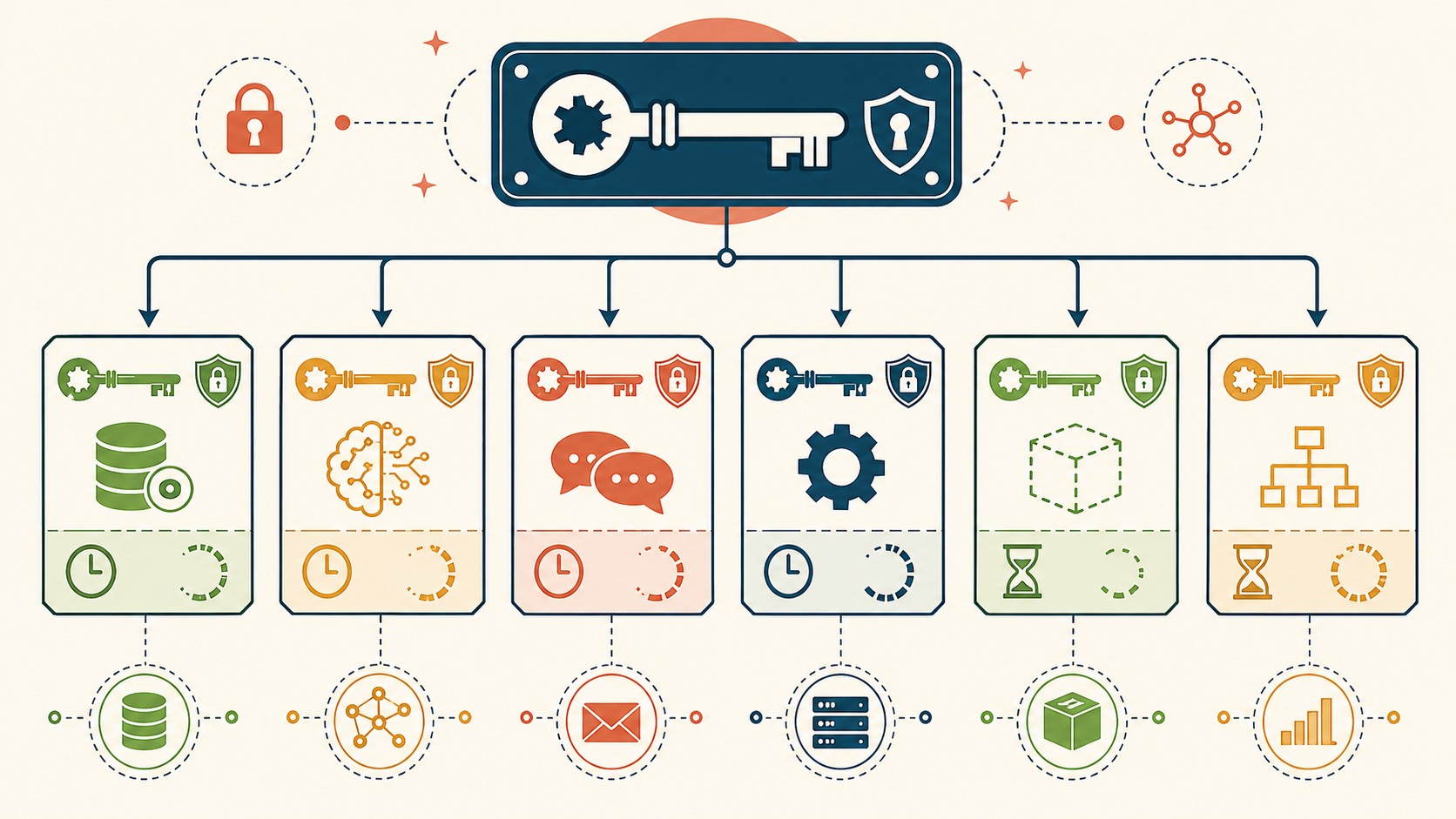 gestión de api keys diagrama explicativo