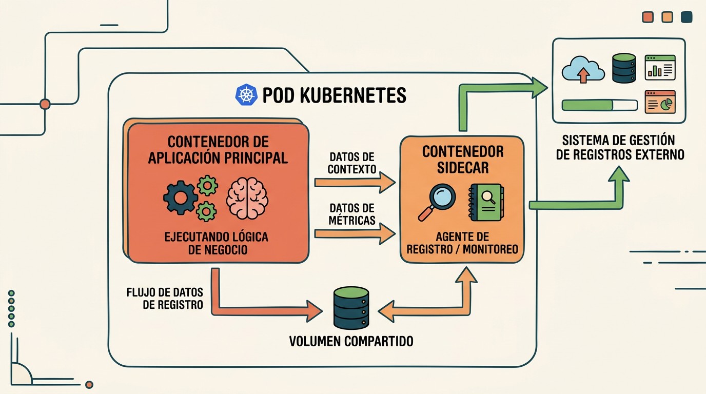 patrones de arquitectura en kubernetes diagrama explicativo