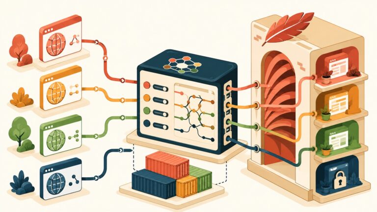 Using Apache and Nginx Proxy Manager Together for Domain-Based Access - ilustracion
