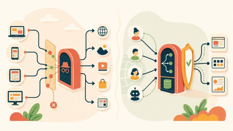 The Invisible Middleman: Understanding Forward & Reverse Proxies - ilustracion