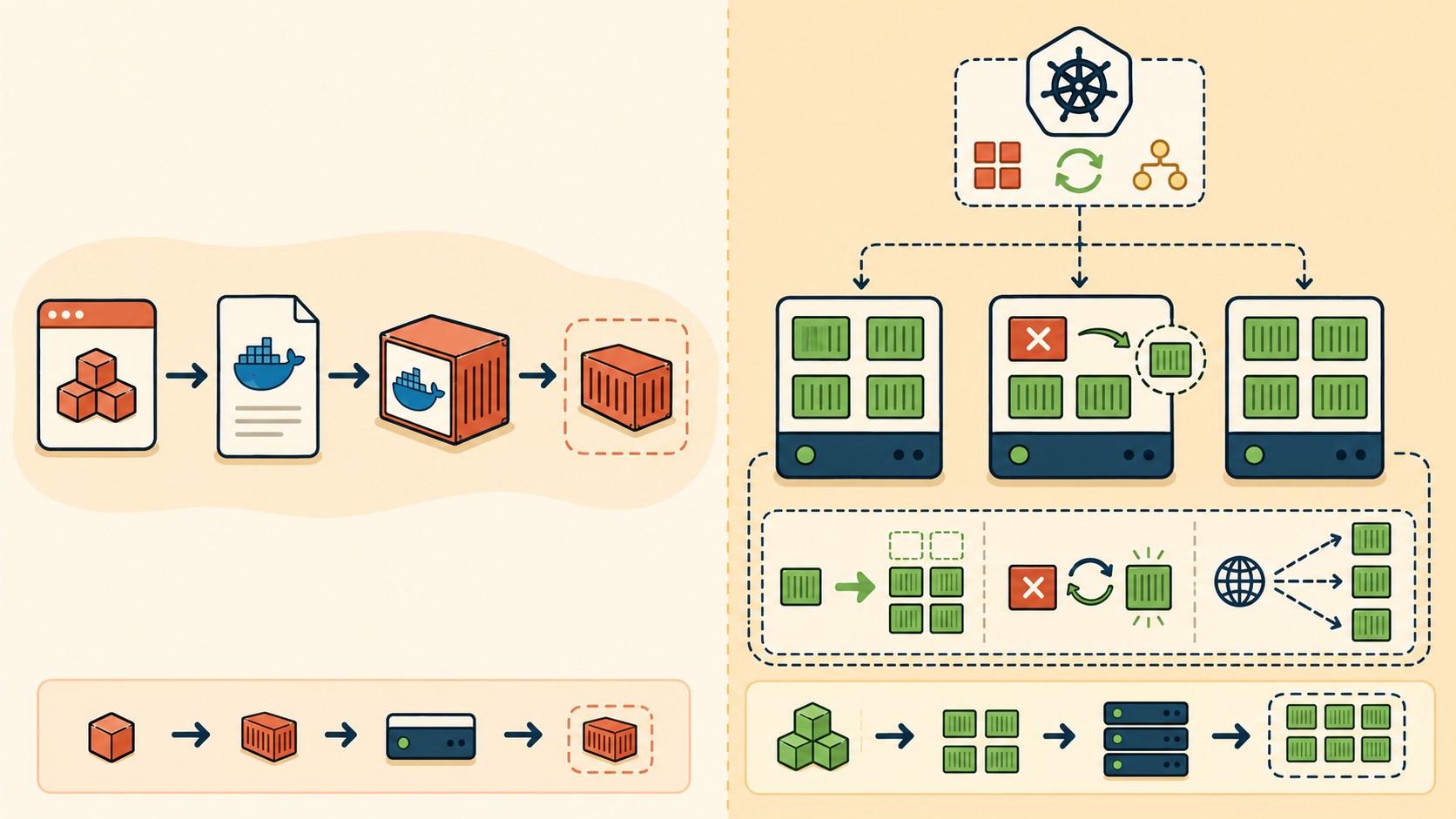 qué es kubernetes diagrama explicativo