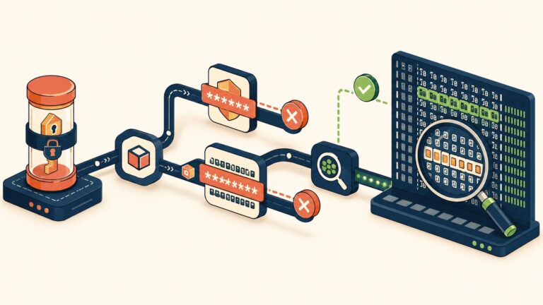 Read your own GitHub Actions secret back (when base64 gets masked too) - ilustracion