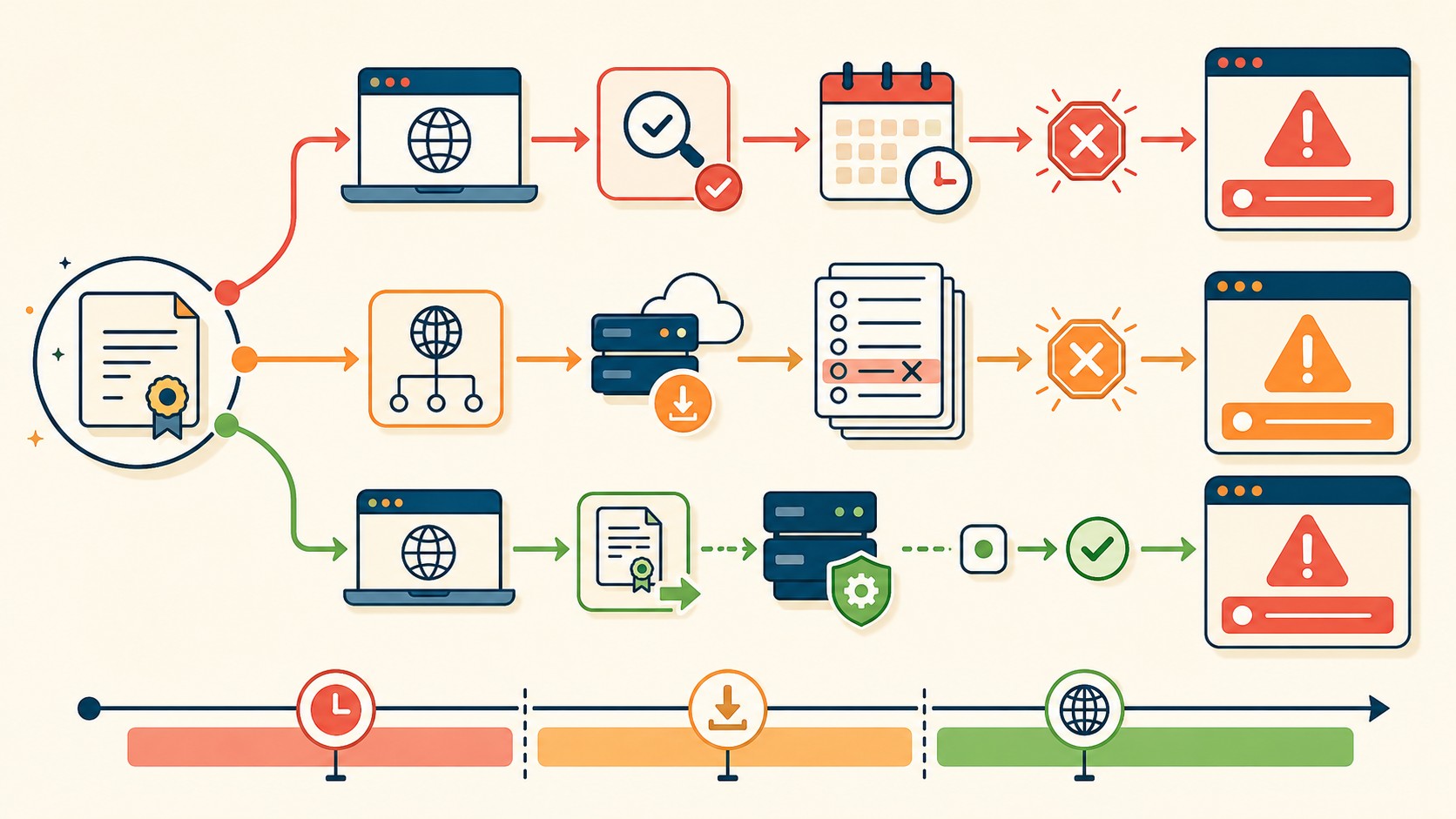 revocación de certificados ssl diagrama explicativo