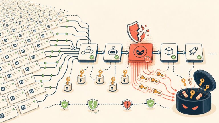 How 23,000 Repos Got Their Secrets Stolen Through Their Own CI/CD Pipeline - ilustracion