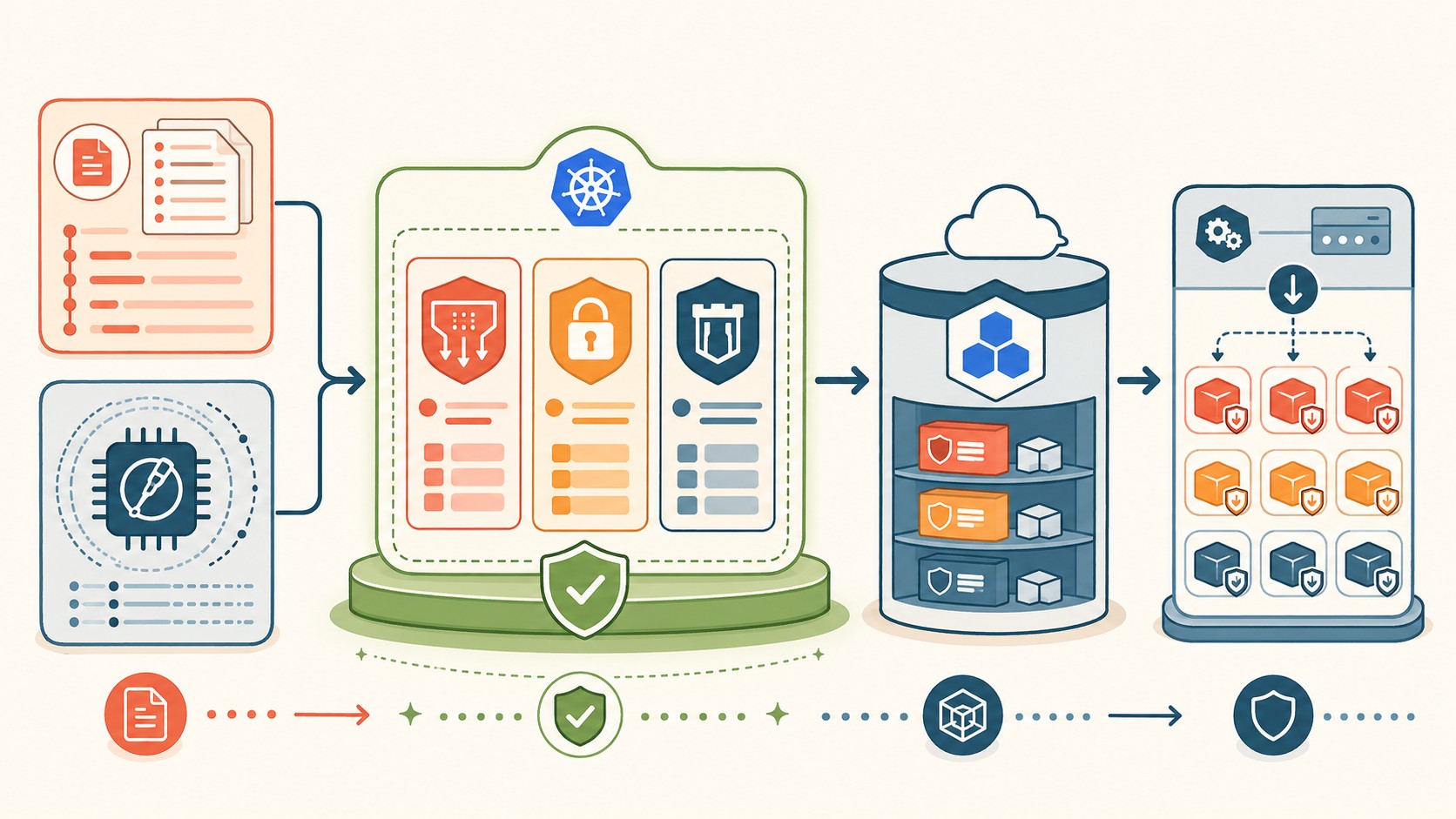 Security Profiles Operator v1 estable diagrama explicativo