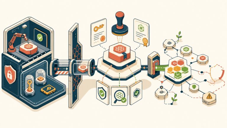 Securing CI/CD for an open source project, part 3: Credentials, verification, and what’s next - ilustracion