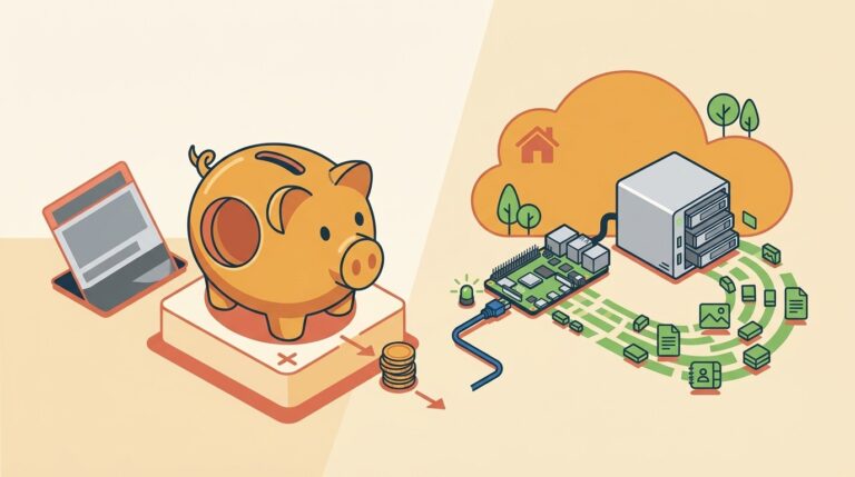 I Stopped Paying Google and Built My Own Cloud - ilustracion