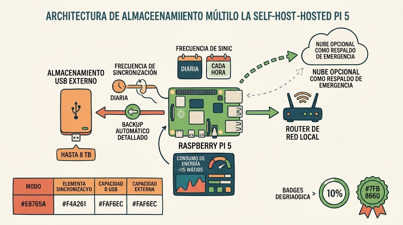 servidor casero alternativa google diagrama explicativo