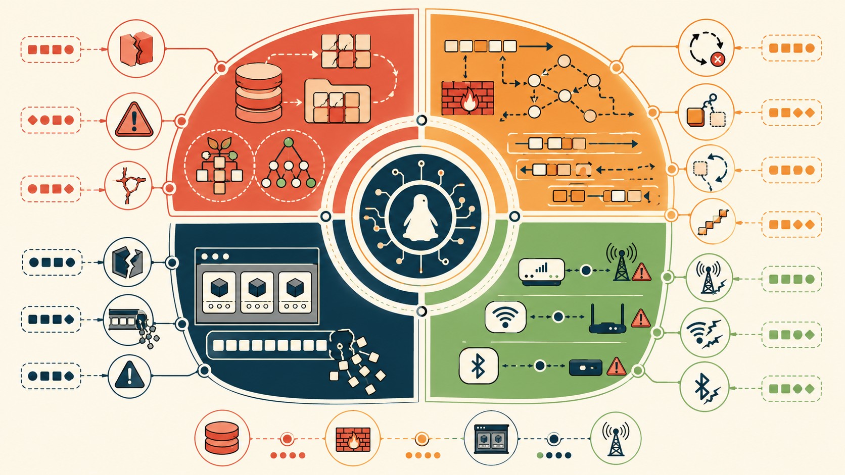 vulnerabilidades kernel linux diagrama explicativo
