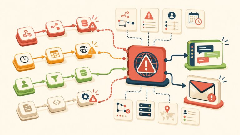 n8n Error Trigger Node: Build a Global Error Handler for Your Workflows [Free JSON] - ilustracion