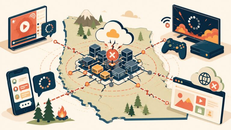 AWS US-WEST-2 caída: se cayó medio internet del gaming - ilustracion