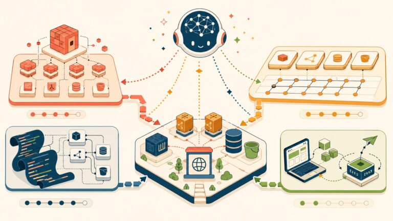 CDK vs Terraform vs Pulumi vs SST: cuál gana con IA - ilustracion