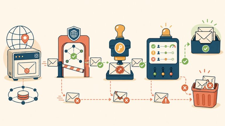 Cómo configurar SPF, DKIM y DMARC y salir del spam - ilustracion