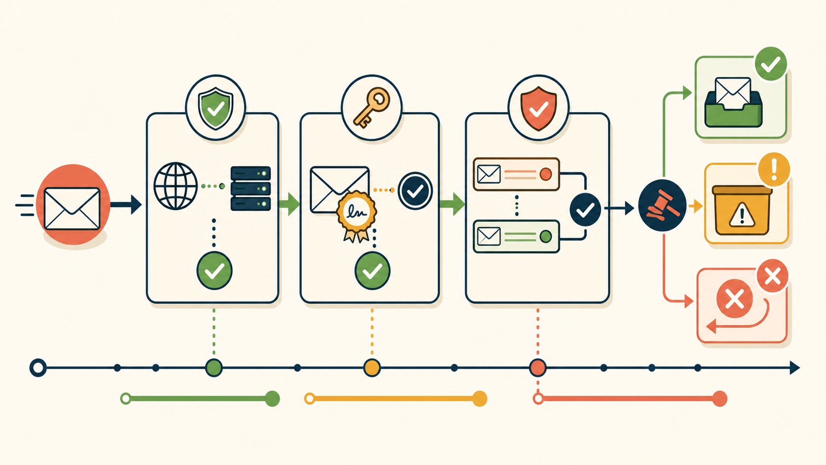 configurar spf dkim dmarc diagrama explicativo