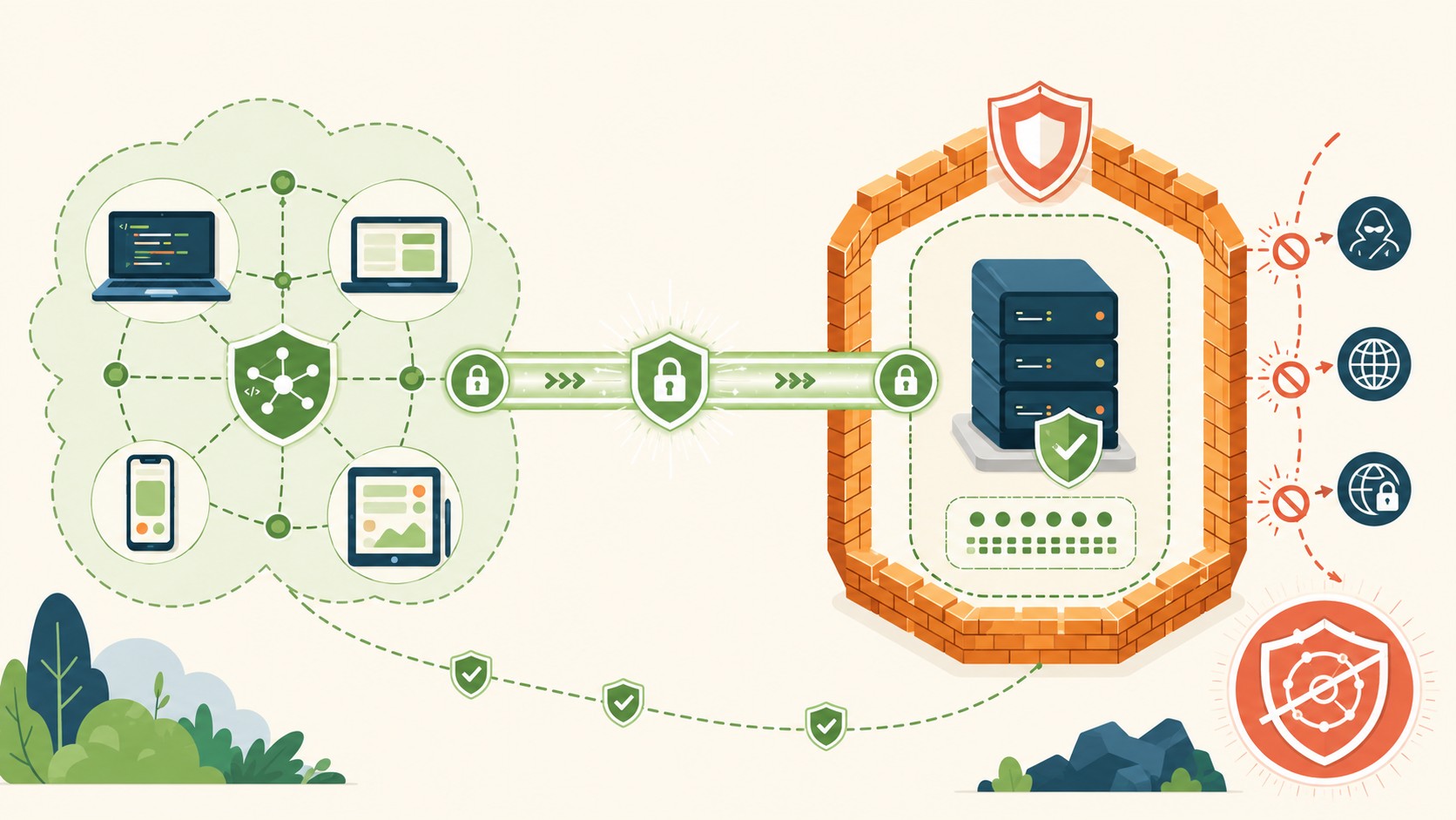configurar vps seguro hetzner tailscale diagrama explicativo