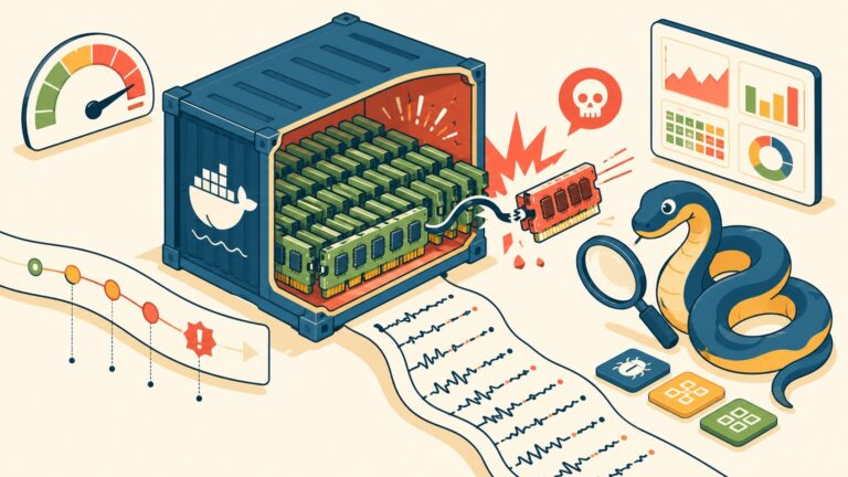 🔧 Debug Docker OOM kills with Python - ilustracion