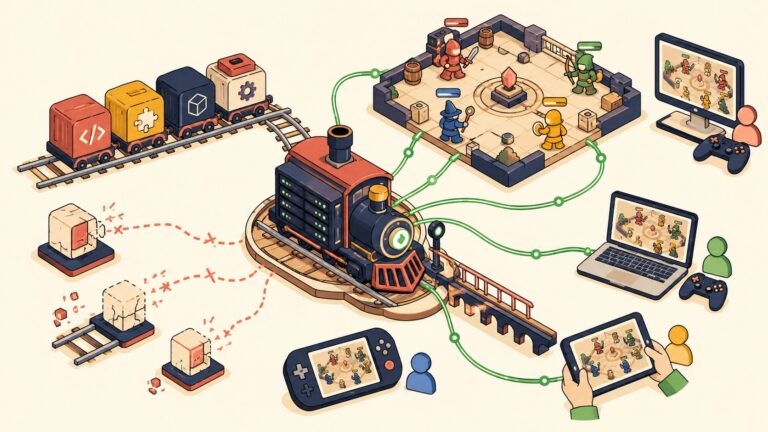 Deploying a real-time multiplayer game on Railway - ilustracion
