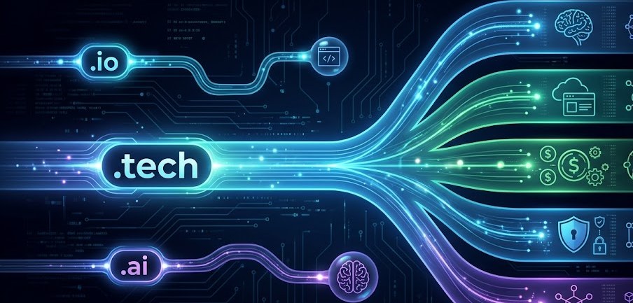 dominio .tech diagrama explicativo
