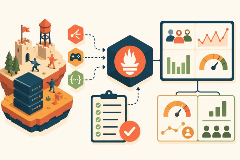 Exporters Prometheus para game servers: checklist - ilustracion