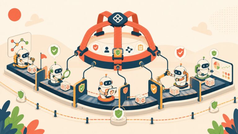 “The harness is where the hard work is”: Harness bets on agents that enterprises can trust in production - ilustracion