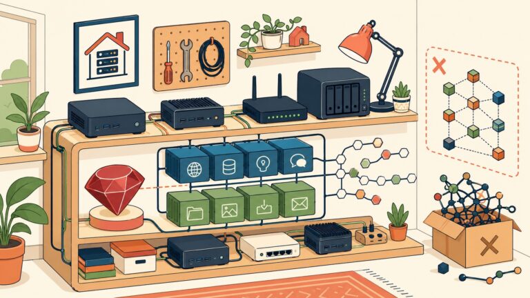 Rebuilding My Homelab with Compose, Ruby, IPv6, and No Kubernetes - ilustracion