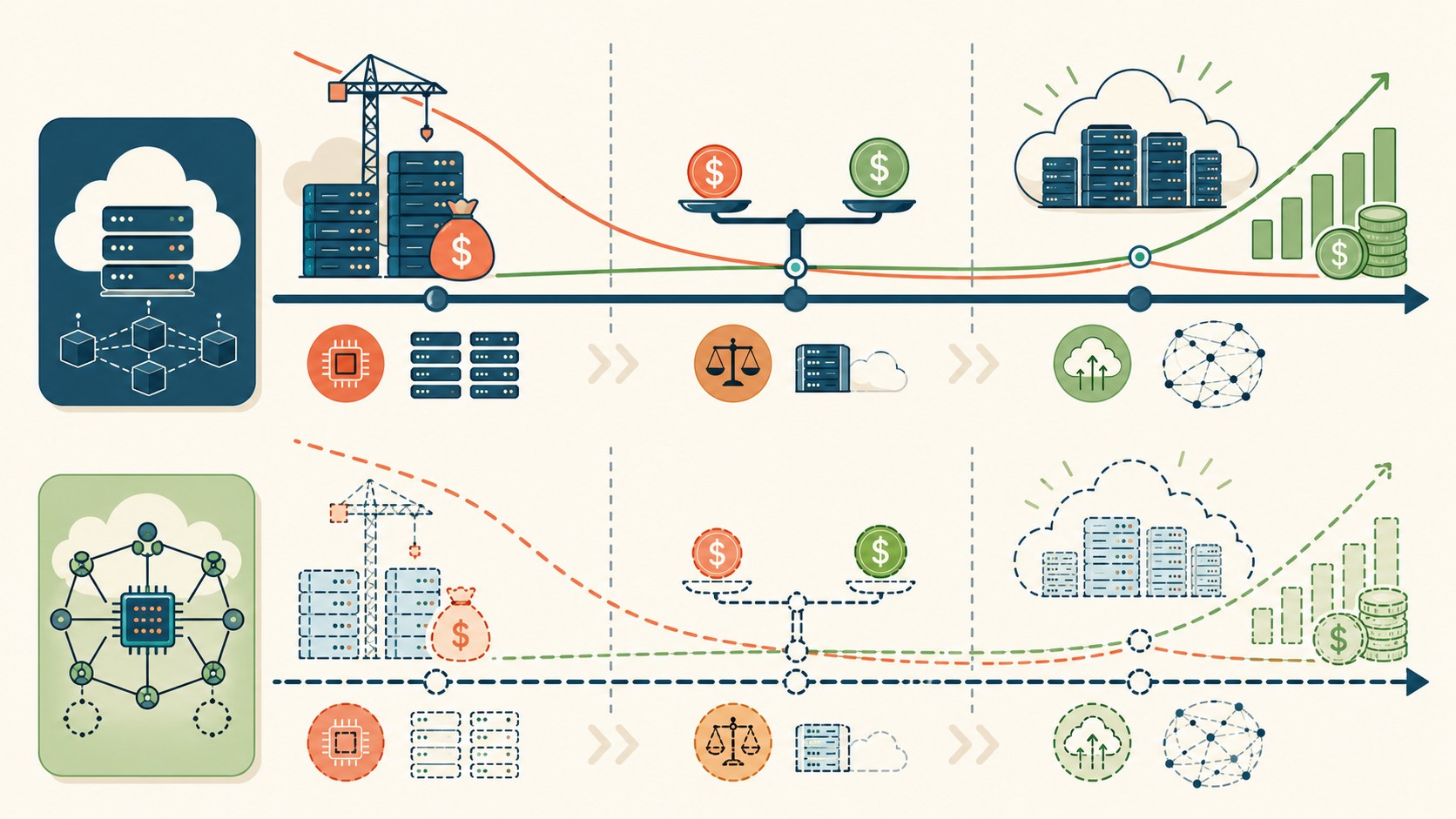 meta nube de ia diagrama explicativo
