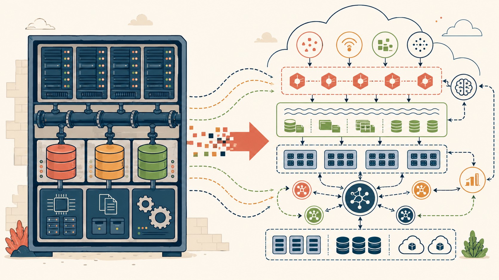 modernizar etl a cloud diagrama explicativo