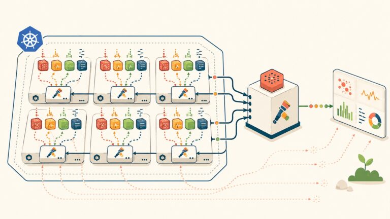 Monitoring Kubernetes Clusters with OpenTelemetry Collector: The Agent + Gateway Pattern Explained - ilustracion