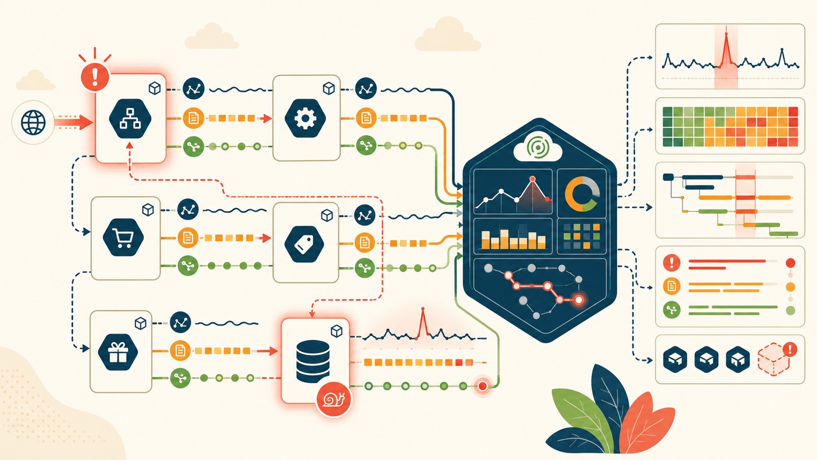 observabilidad en devops diagrama explicativo