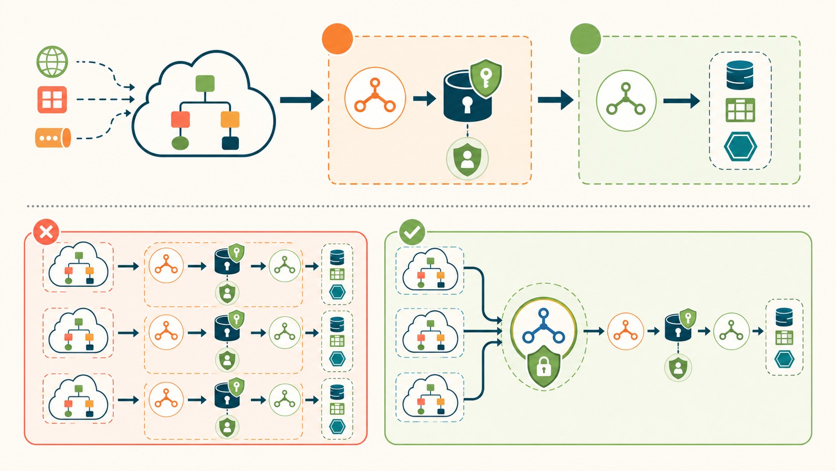 políticas acceso conexiones logic apps diagrama explicativo