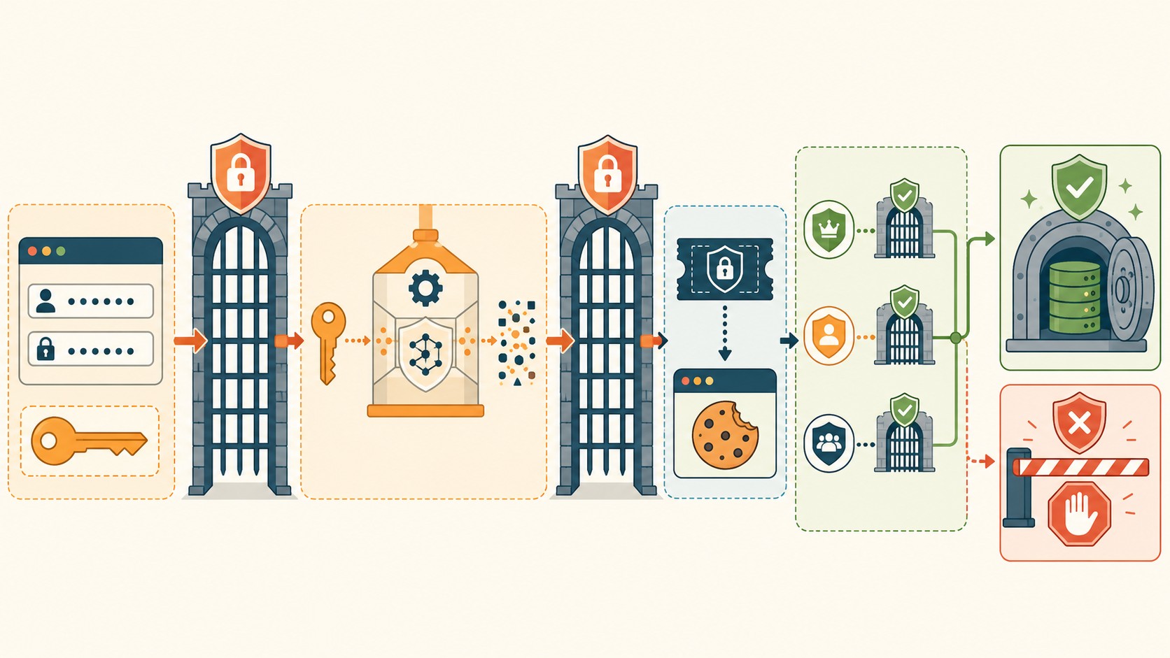 prácticas de seguridad saas diagrama explicativo