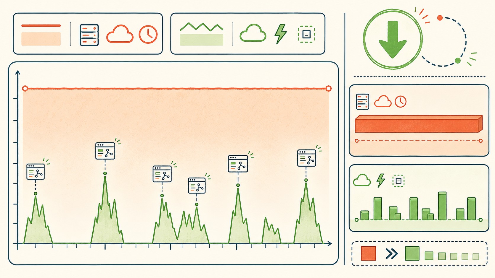 preview environments lambda microvms diagrama explicativo