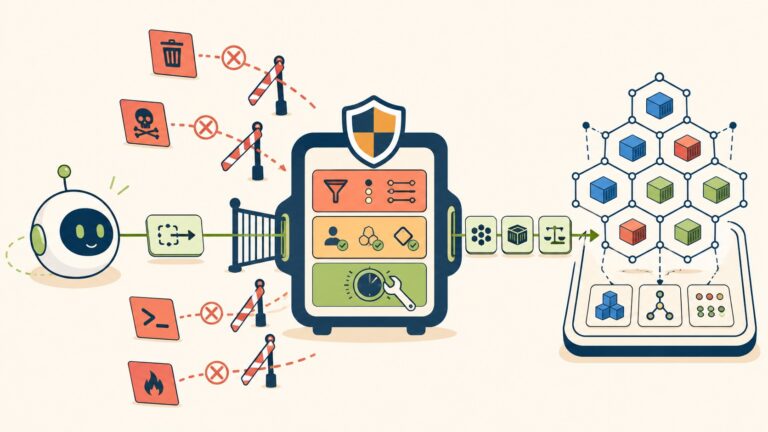 Servidor MCP Kubernetes: kubectl seguro para agentes AI - ilustracion
